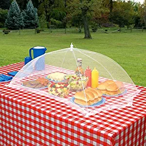 M.V. Trading Giant Outdoor Tabletop Food Cover, 24" (W) x 46" (L), Retangle Shape