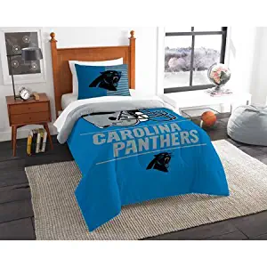 Northwest NFL Carolina Panthers Draft Twin Bedding Comforter Set #55112807