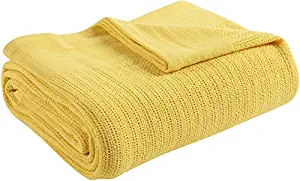 Fiesta Thermal Cotton Blanket, King, Sunflower