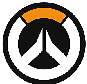 JUST FUNKY Overwatch Logo Round Fleece Blanket, 48 inches - Official Licensed Product