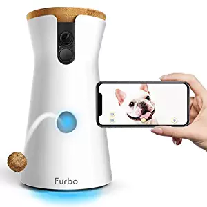 Furbo Dog Camera: Treat Tossing, Full HD Wifi Pet Camera and 2-Way Audio, Designed for Dogs, Compatible with Alexa (As Seen On Ellen)