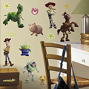 RoomMates Toy Story 3 Glow In The Dark Peel and Stick Wall Decals