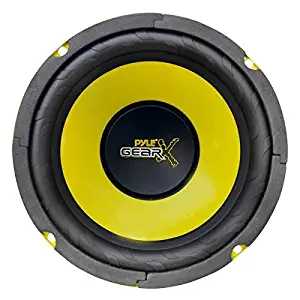Pyle 6.5 Inch Mid Bass Woofer Sound Speaker System - Pro Loud Range Audio 300 Watt Peak Power w/ 4 Ohm Impedance and 60-20KHz Frequency Response for Car Component Stereo PLG64