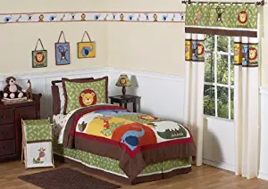 Jungle Time Children & Kids Bedding 4 pc Twin Set by Sweet JoJo Designs