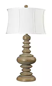 Dimond 93-9244 Reclaimed Wood-Look Round Table Lamp