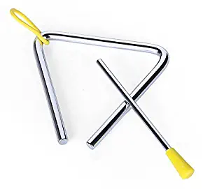 yueton 5" Musical Steel Triangle with Striker