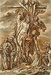 Oil Painting 'Descent From The Cross, About 1696 By Phillip Roos' Printing On High Quality Polyster Canvas , 18x27 Inch / 46x68 Cm ,the Best Hallway Decor And Home Decoration And Gifts Is This Best Price Art Decorative Canvas Prints