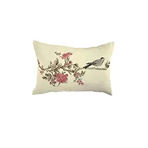 WAVERLY Cape Coral Embroidered Pillow, 14 x 20, (Renewed)