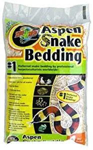 Zoo Med Laboratories SZMSB1 Aspen Snake Bedding, 1 Quart