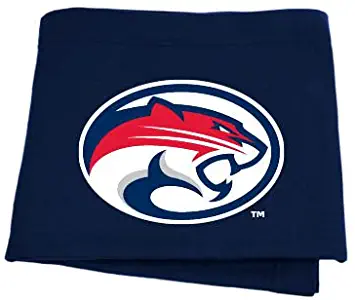 Houston Cougars Navy Sweatshirt Blanket 'Cougar Head'