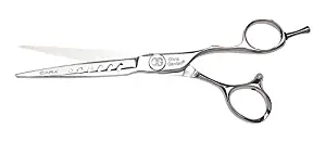 Olivia Garden Cara Shear, Size 6.50" - Handcrafted with VG-10 Japanese Steel, Titanium Coated Ultra Sharp Convex Blades, Ergonomic Handle Design, Shear Sleeve Included