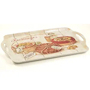Home Essentials Fromage Gourmet Cheese Serving Tray Melamine,