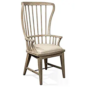 Riverside Furniture Juniper Windsor Dining Arm Chair in Natural