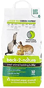 Back 2 Nature Small Animal Biodegradeable Paper Litter, 10 Litre