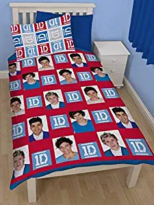 One Direction Craze Rotary Single Duvet Cover Set