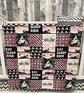 Baby Nursery/Toddler Crib Set, Motorcycle, Dirt Bikes, Motorcycles, Chevron, Nursery Room, Babylooms