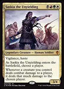 Magic: the Gathering - Saskia the Unyielding (041/351) - Commander 2016 - Foil