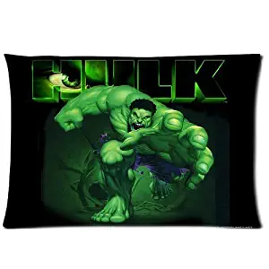 Superhero Series The Incredible Hulk Custom Pillow Cases 20x30 (Two sides)