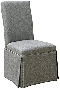 Furniture of America Dokka Dining Side Chair in Gray (Set of 2)