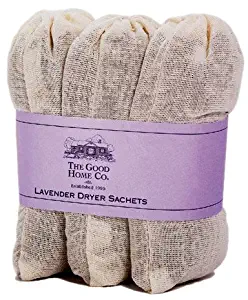 The Good Home Co. Lavender Dryer Sachets, 3-Count