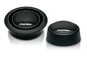 Pioneer TS-T15 240W Peak 3/4" 4 ohms Flush and surface mounting capabilities Soft Dome Car Audio Stereo Speaker Tweeters