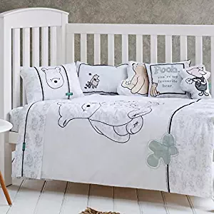 LELVA Cotton Baby Bedding Cute Winnie the Pooh Pattern Bedding Children's Duvet Cover 2pcs