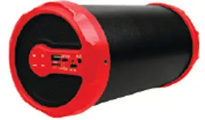SuperSonic IQsound Wireless Bluetooth Portable Outdoor Speaker, Red