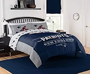 The Northwest Company NFL New England Patriots “Monument” Full/Queen Comforter Set #318934799