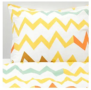 Ikea Stillsamt Twin Duvet Cover and Pillowcases Yellow Multicolor 203.767.85