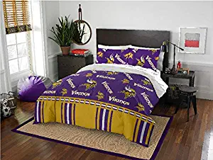 Minnesota Vikings NFL Full Comforter & Sheets, 5 Piece NFL Bedding, New! + Homemade Wax Melts