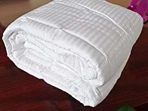 Natural Comfort Company White Striped Duvet Insert 100% Polyester