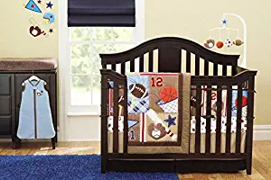 New 8 Pieces Baby Boy Sport Crib Bedding Set