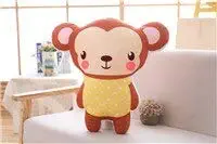 Ggs 60Cm Cute Cartoon Forest Animal Lion Koala Fox Bear Monkey Plush Toy Pillow Gift For Kids Throw Sofa Pillows Must Have Gifts Friendship Gifts Toddler Favourite 5T Superhero Girls