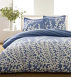 City Scene, Branches Collection, French Blue Duvet Set, King