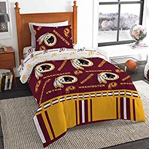 The Northwest Company NFL Washington Redskins Twin Bed in a Bag Complete Bedding Set #861760212