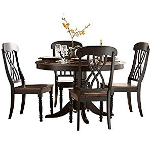 Homelegance 1393BK-48 Ohana Round Dining Table 48" Black