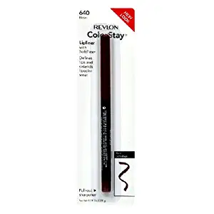 Revlon ColorStay Lipliner with SoftFlex, Raisin 640, 0.01 Ounce