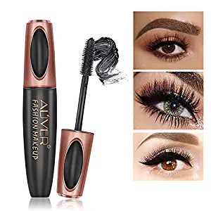 4D Fiber Eye Lash Mascara Cream Extension (2 Pack) - for Thickening & Lengthening, Long-Lasting Waterproof Voluminous Eyelashes, Smudge-proof, Natural & Non-Toxic Ingredients