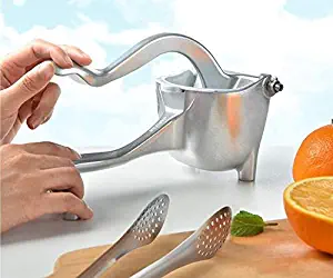 Manual Fruit Juicer Aluminum Alloy Lemon Squeezer，Citrus Press Heavy Duty Hand Press Fruit Juicer Detachable Lime Squeezer