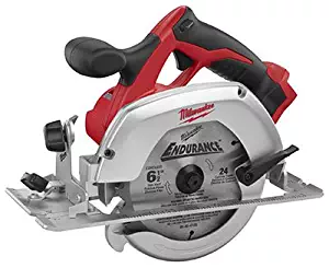 Milwaukee M18 2630-20 18 Volt Lithium Ion 6-1/2" 3,500 RPM Cordless Circular Saw w/ Magnesium Guards and Included 24-Tooth Carbide Wood Cutting Blade