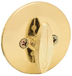 Kwikset 663 Single-Sided Deadbolt in Polished Brass