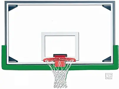 42" x 72" Economy Regulation Size Glass Basketball Backboard with Aluminum Frame