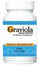 4 Bottles Graviola 500 mg, 100 Capsules, Positive Mood & Relaxation - Endorsed by Dr. Ray Sahelian, M.D