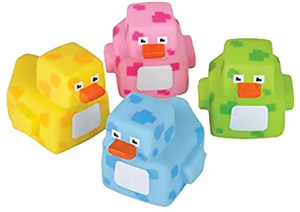 2" PIXELATED RUBBER DUCKIES