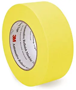 3M 06656 48 mm x 55 m Automotive Refinish Masking Tape, Pack of 24 (Pack of 24)