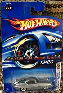 Mattel Hot Wheels 2005 1:64 Scale First Editions Realistix Silver Prototipo Alfa Romeo B.A.T. 9 19/20 Die Cast Car #019 [Holiday Gifts]