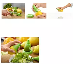 Shopping-cart Citrus Spray, Citrus Juice Spary Lemon Sprayer, Juicer Spray Fruit Mist for Extractor Set Lemon Lime Kitchen Tool, with an Orange Cutter