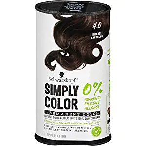 Schwarzkopf Simply Color Permanent Hair Color, 4.0 Intense Espresso