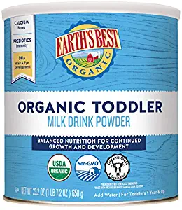 Earth's Best Organic Toddler Milk Drink Powder, Natural Vanilla, 23.2 Ounce