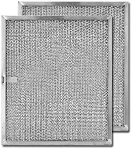 Aluminum Replacement Range Hood Filter 9-7/8 x 11-11/16 x 3/8 (2-Pack)